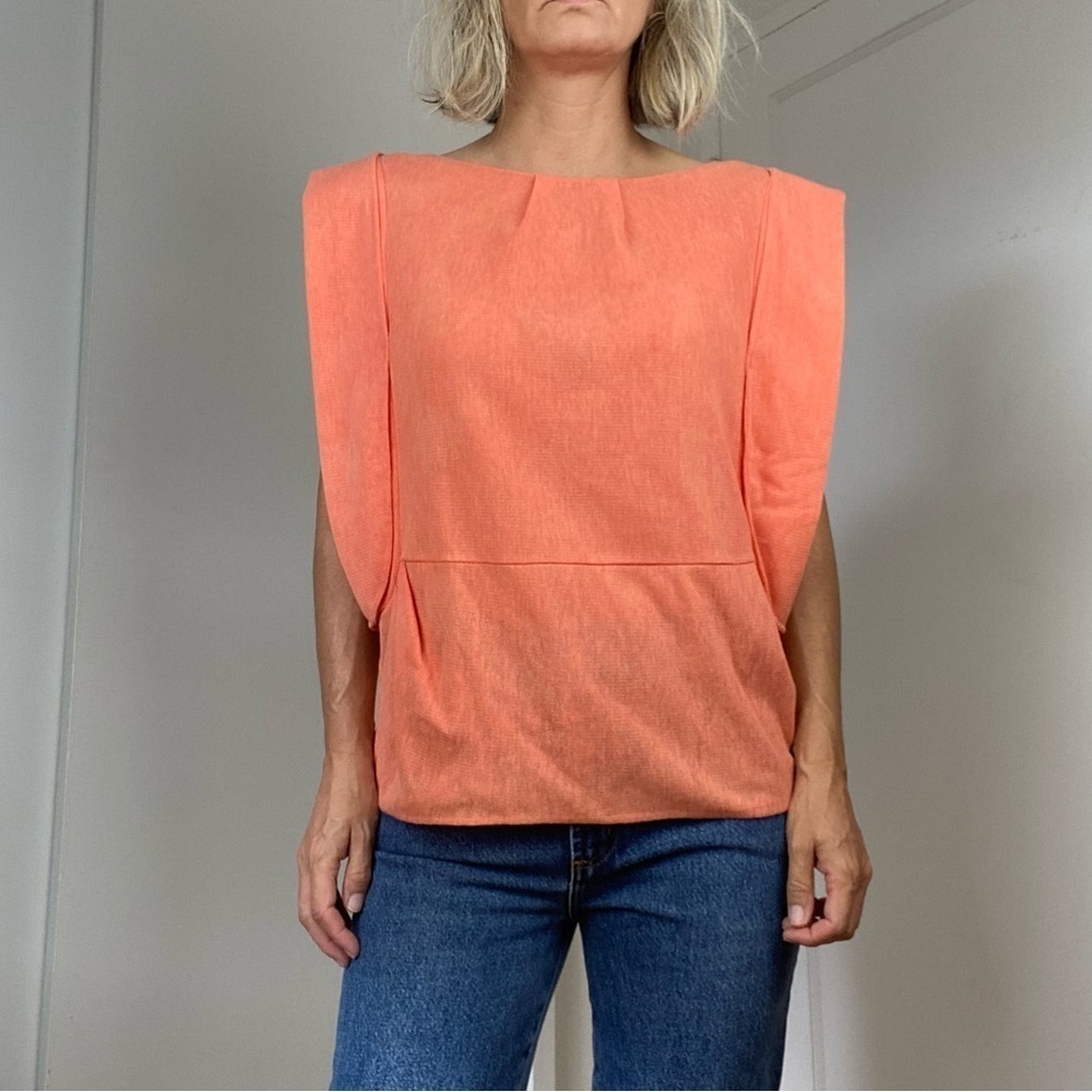 VIVIENNE TAM Coral Blouse size Large